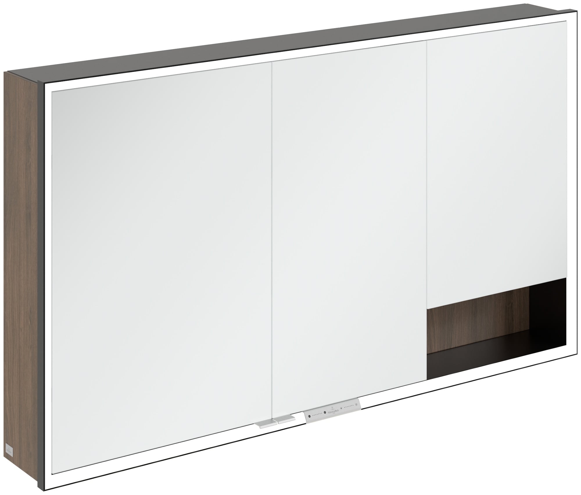 Villeroy & Boch My View+ skrinka 130x16.8x75 cm so zrkadlom dub B48113VH