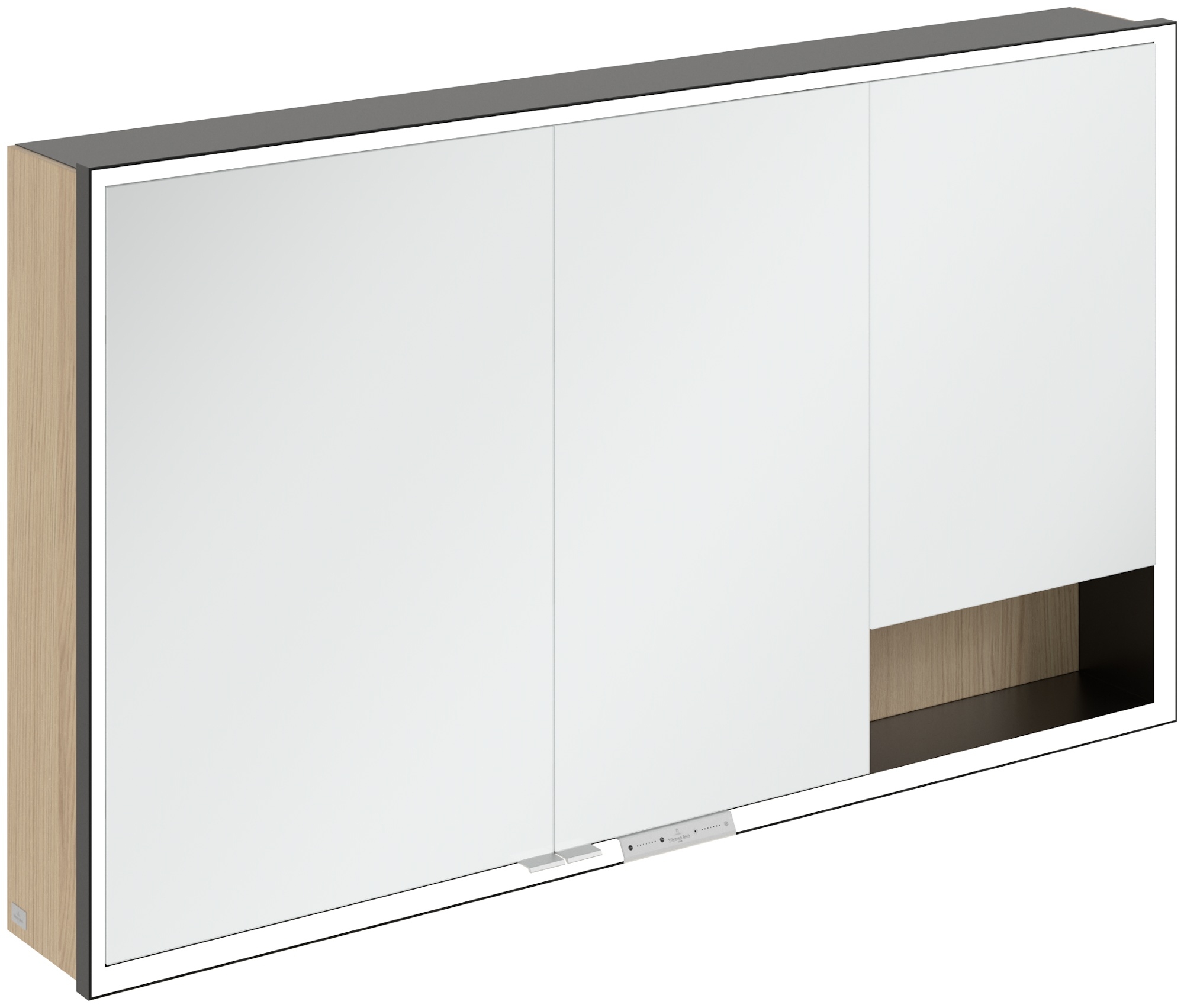 Villeroy & Boch My View+ skrinka 130x16.8x75 cm so zrkadlom dub B48113VJ