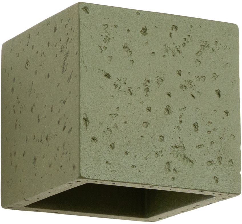 Sollux Lighting Quad nástenná lampa 1x8 W zelená SL.1843