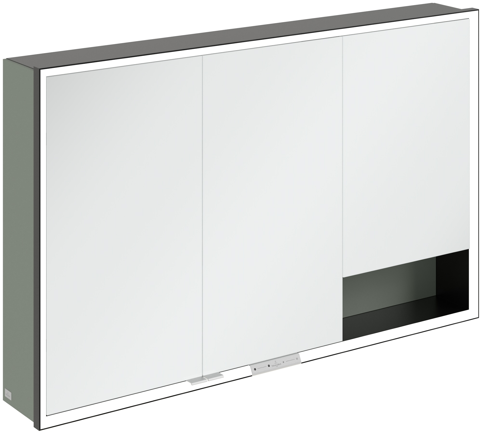 Villeroy & Boch My View+ skrinka 120x16.8x75 cm so zrkadlom zelená B48112AF