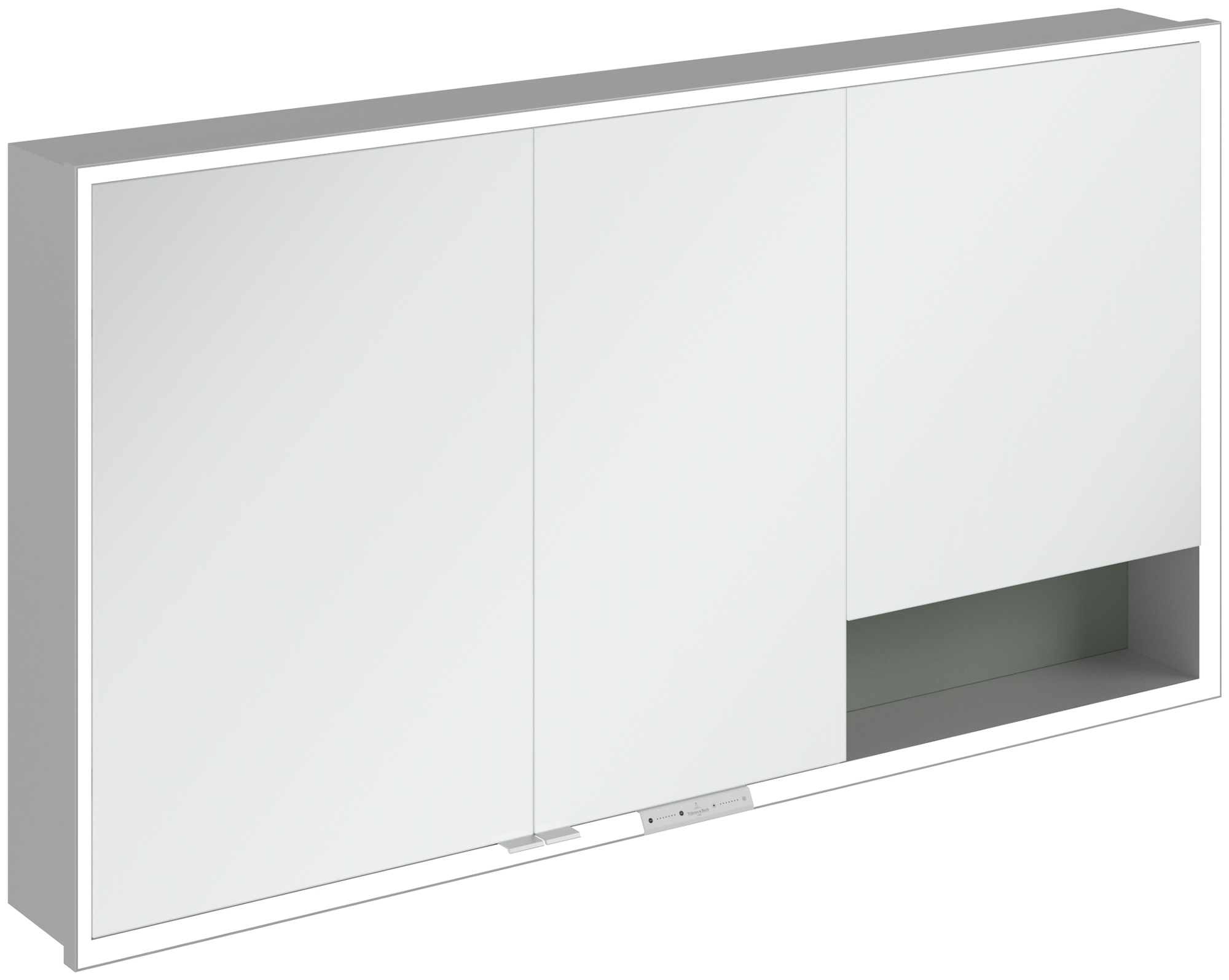 Villeroy & Boch My View+ skrinka 140x16.8x75 cm so zrkadlom zelená A48214AF