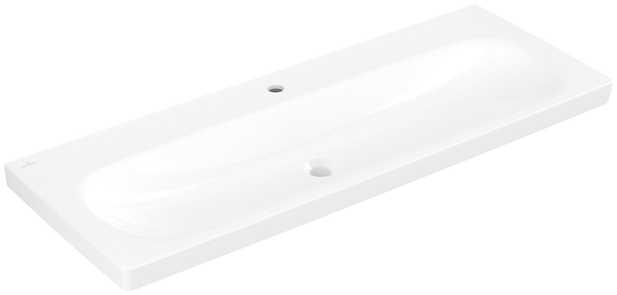 Villeroy & Boch Skyla umývadlo 120x46 cm obdĺžnik umývadlo na nábytok biela 5A51C101