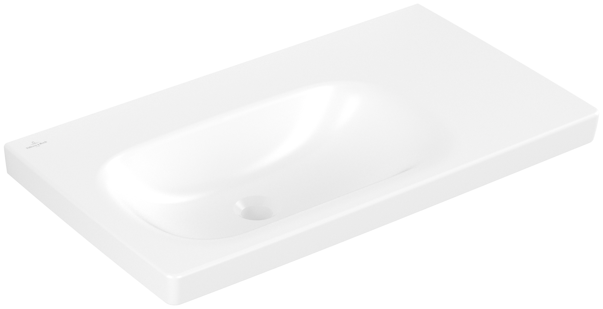 Villeroy & Boch Skyla umývadlo 80x46 cm obdĺžnik umývadlo na nábytok biela 5A52L4RW
