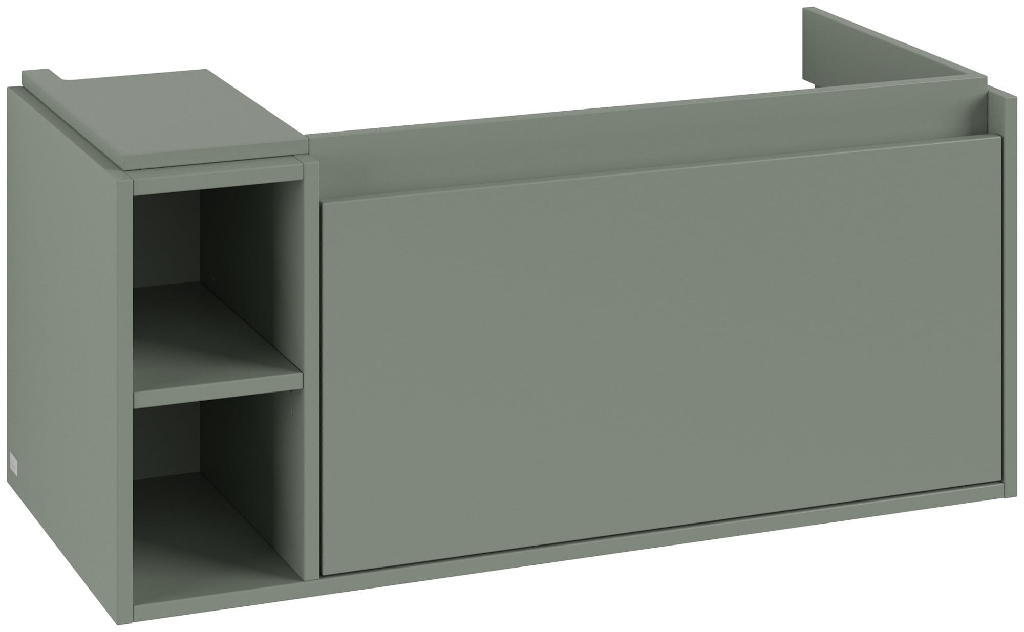 Villeroy & Boch Skyla skrinka 97.2x43.9x43.6 cm závesná kúpeľňová skrinka pod umývadlo zelená C79000AF