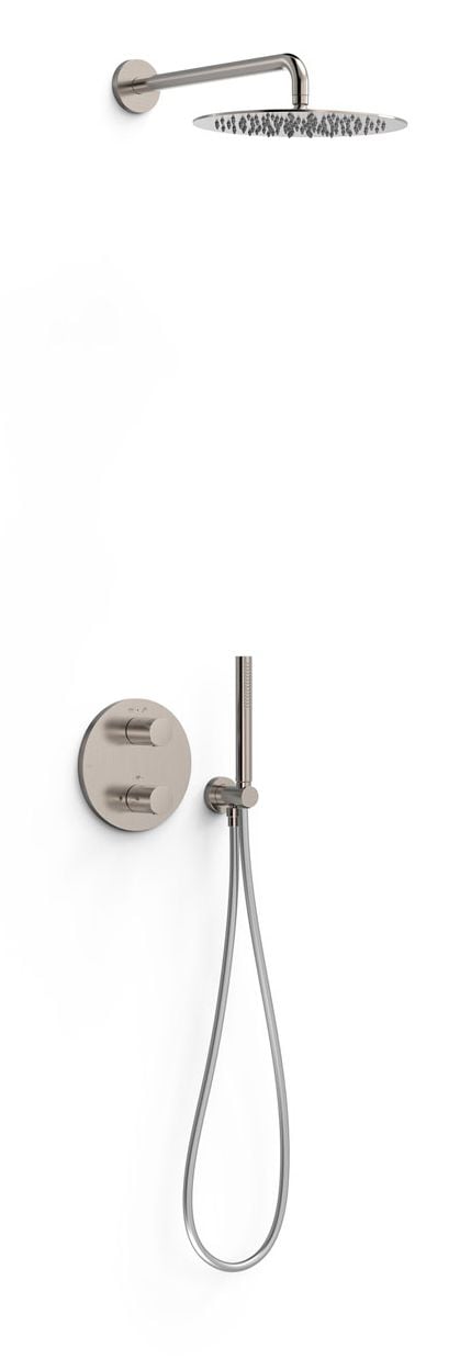 Tres Therm-Box sprchová súprava podomietková s termostatom s dažďovou sprchou || 26235004AC