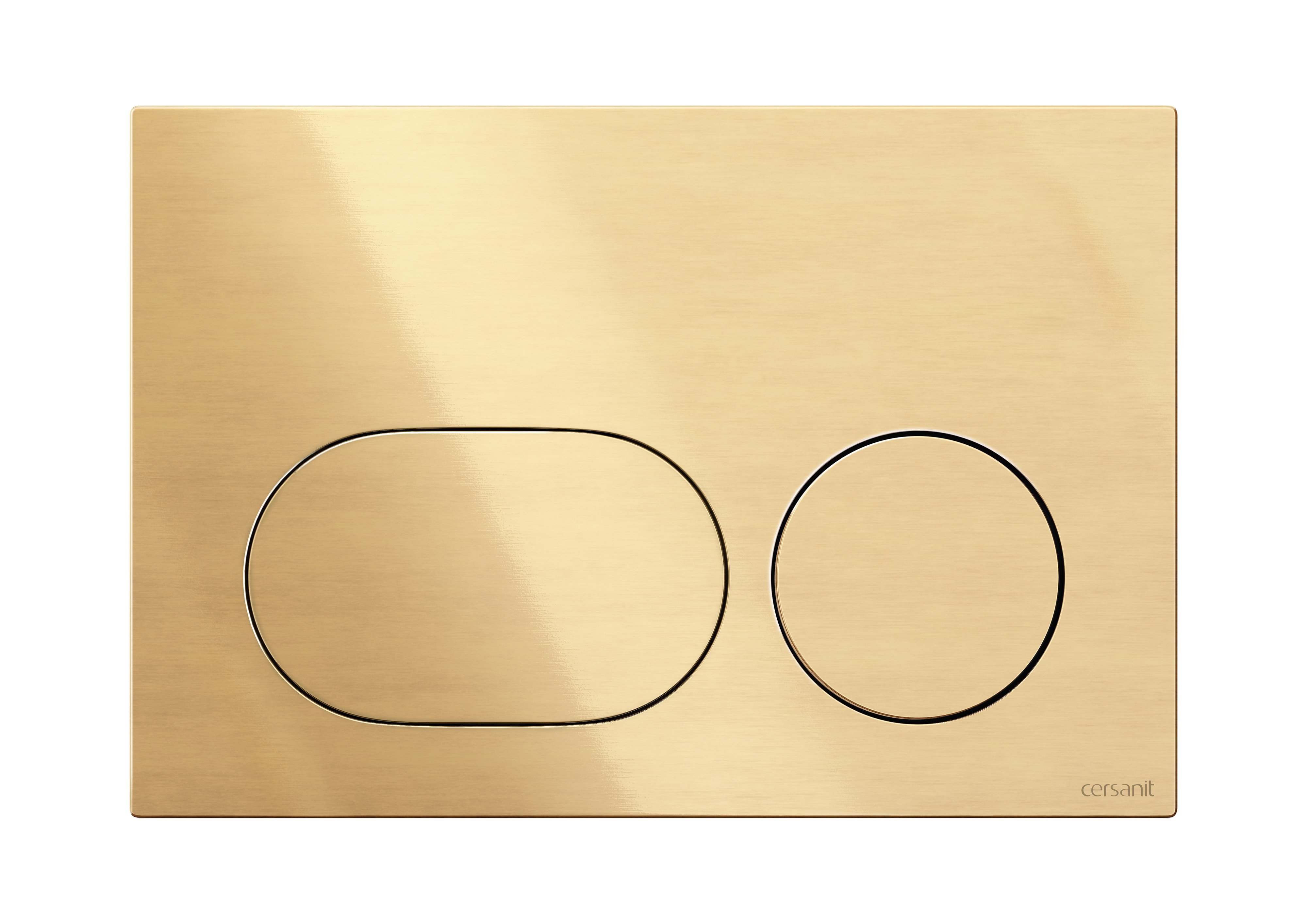 Cersanit Dueto splachovacie tlačidlo do toalety zlatá K3003-001