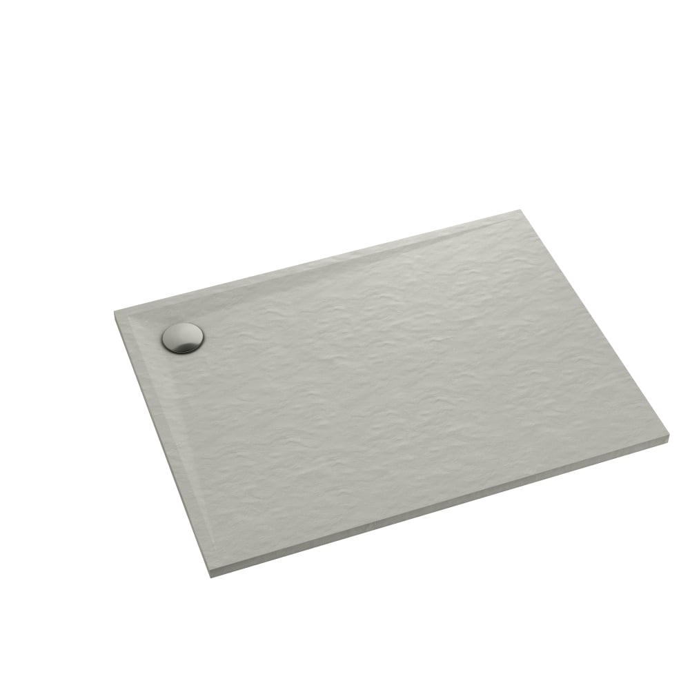 Schedline Libra Cement Stone obdĺžniková sprchová vanička 90x70 cm cementová 3SP.L1P-7090/CT/ST