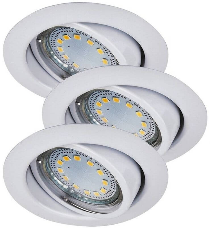 Rabalux Lite zapustené svietidlo 3x3 W biela 1049