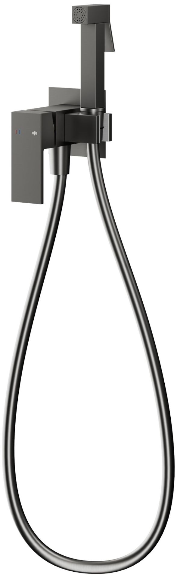 KFA Armatura Logon Gun Metal Grey bidetová batéria podomietková || 5139-512-61