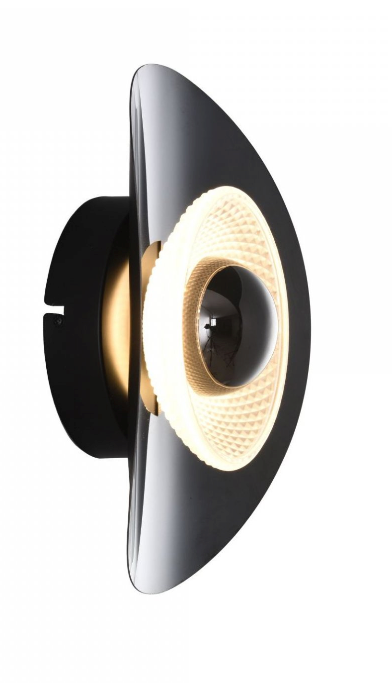 Zuma Line Diop nástenná lampa 1x8 W čierna MB2293-1S-3BCT