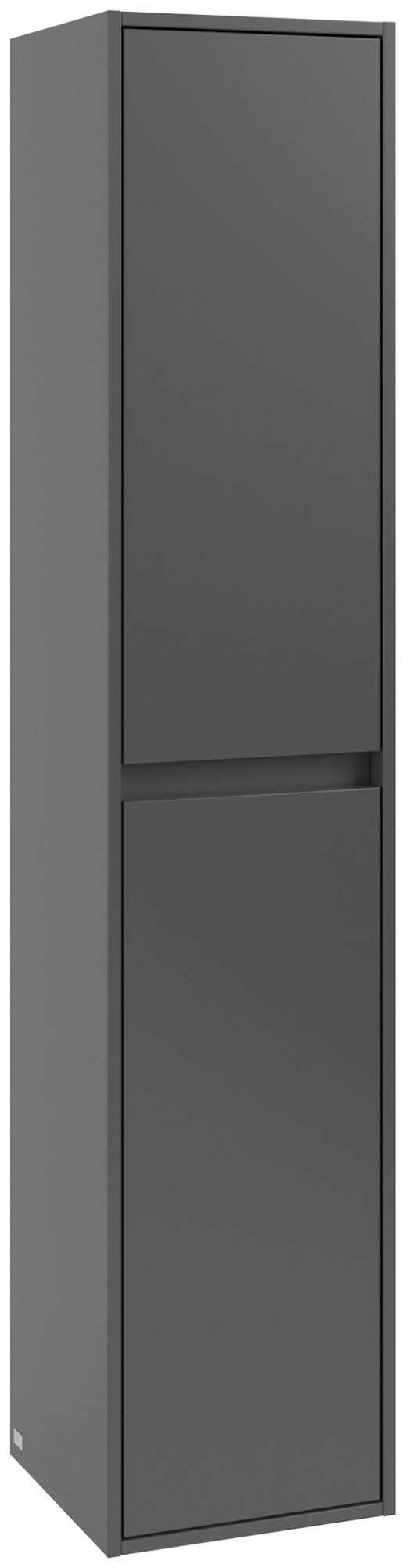 Villeroy & Boch Skyla skrinka 35x34.8x170 cm bočné závesné grafitová C80100VR