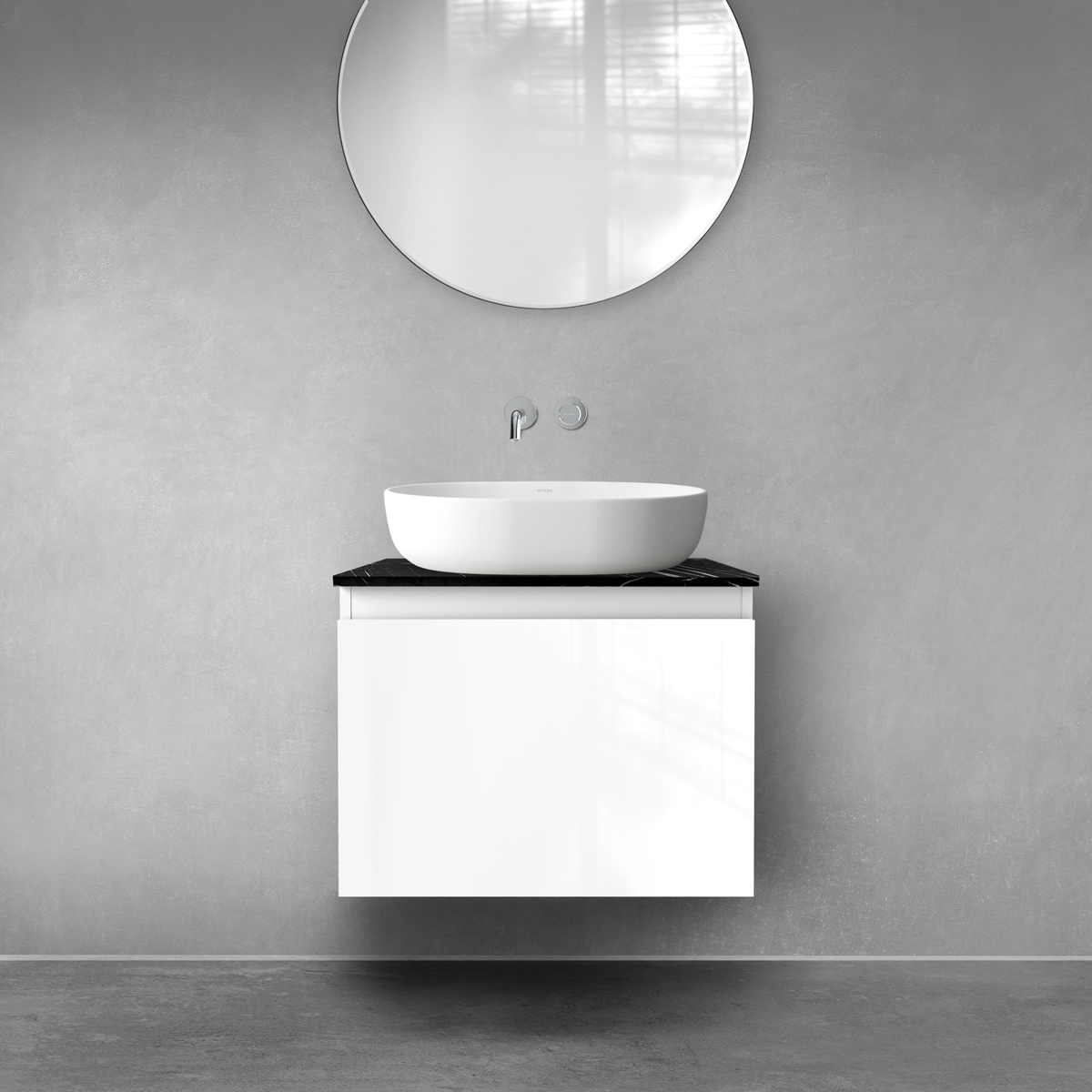 Súprava skrinka Oltens Vernal 60013000, doska na skrinku Oltens Tera 63028990