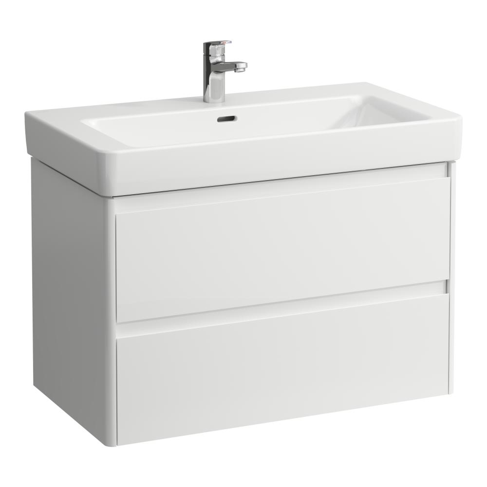 Laufen Base 2.0 skrinka 82x44.5x51.5 cm závesná kúpeľňová skrinka pod umývadlo biela H4113021082611