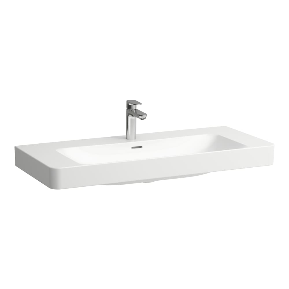 Laufen Pro X umývadlo 105x46.5 cm obdĺžnik klasické umývadlo-umývadlo na nábytok biela H8108690001091