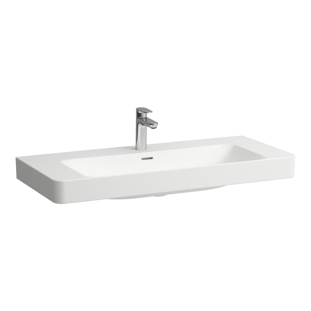 Laufen Pro X umývadlo 105x46.5 cm obdĺžnik klasické umývadlo-umývadlo na nábytok biela H8108697571091