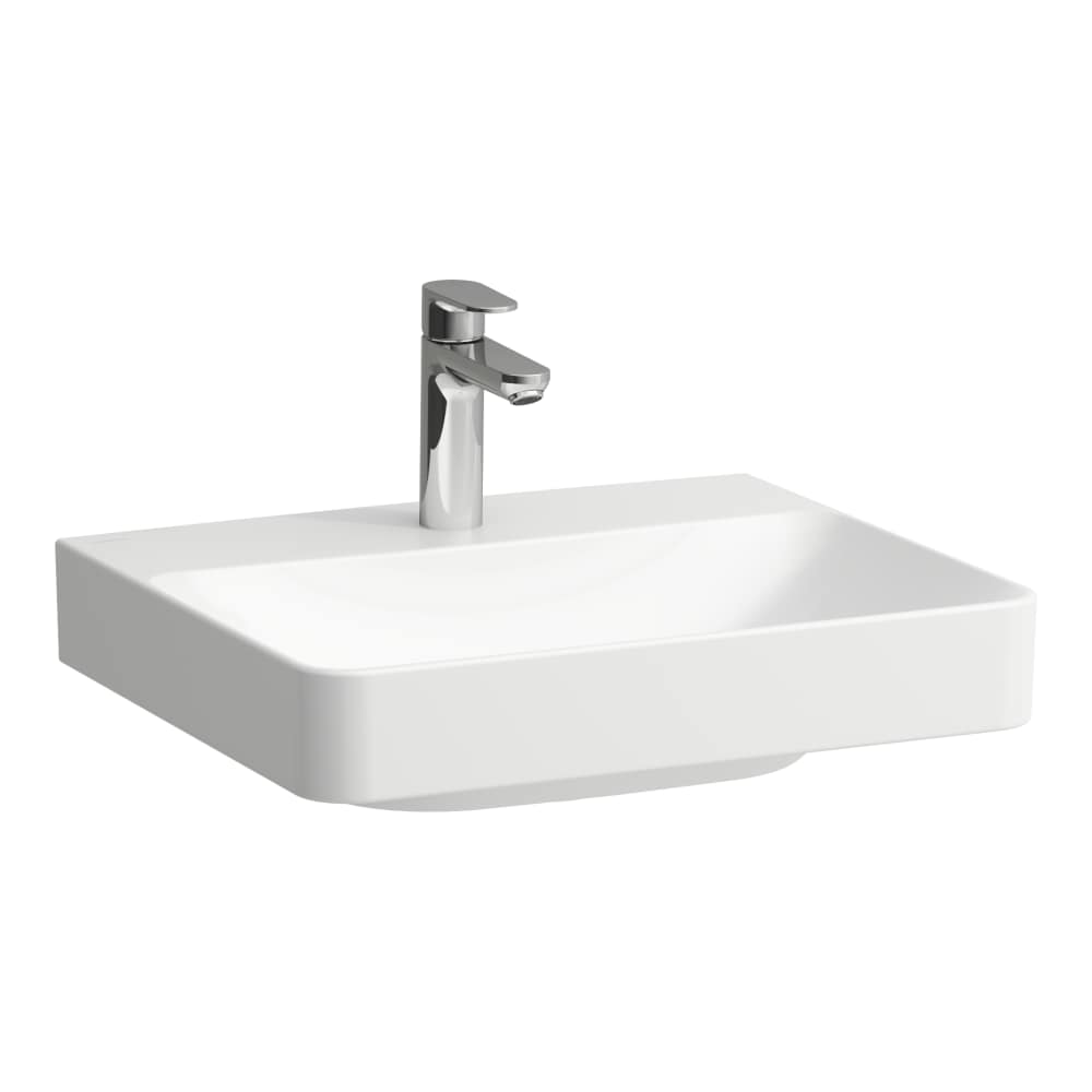 Laufen Pro X umývadlo 55x46.5 cm obdĺžnik klasické umývadlo-umývadlo na nábytok biela H8108627571091
