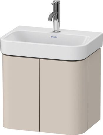 Duravit Happy D.2 skrinka 47.5x35x41.5 cm závesná kúpeľňová skrinka pod umývadlo béžová hp4384083830000
