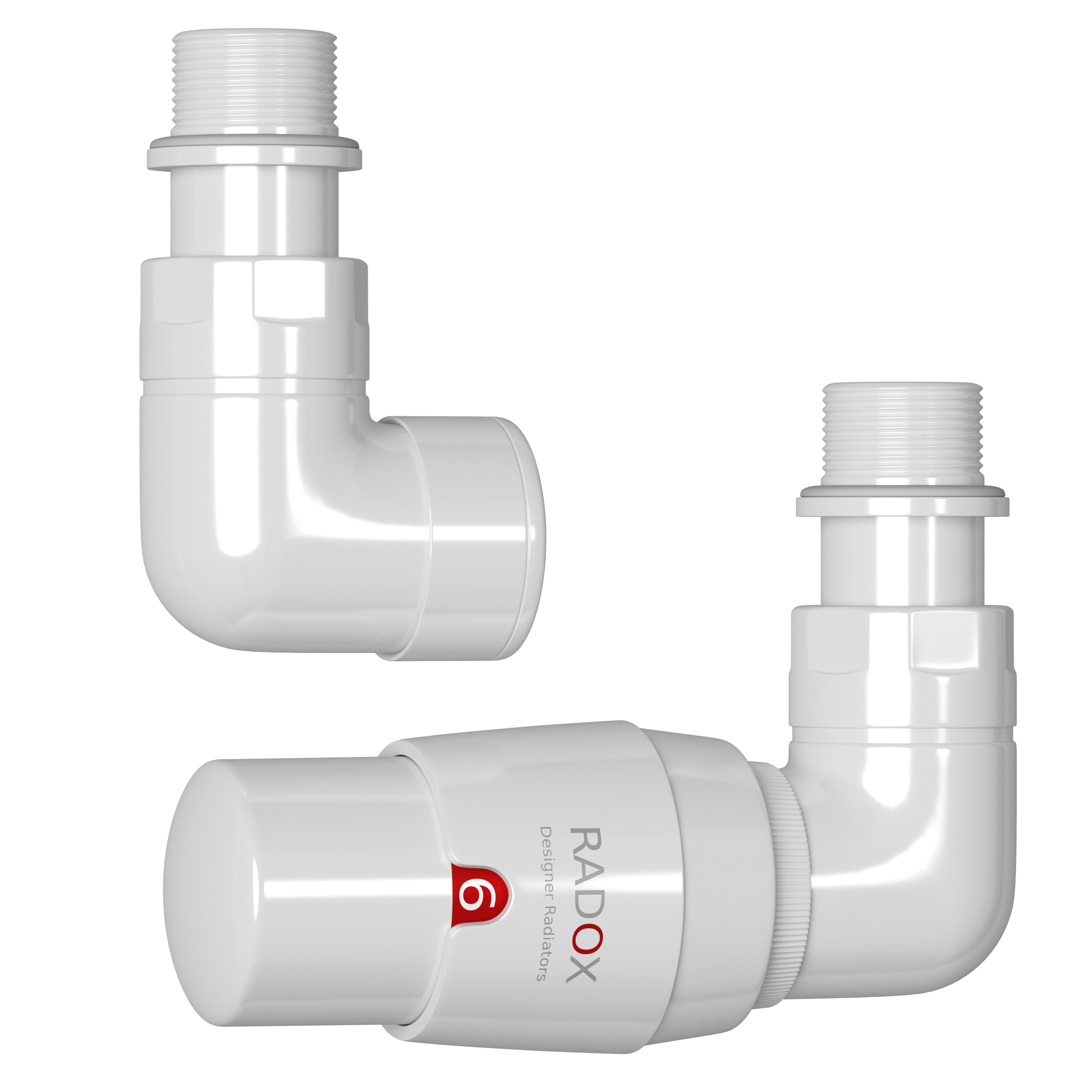 Radox RX2T termostatický ventil biela VT-RX-2T.9016M.OS.P