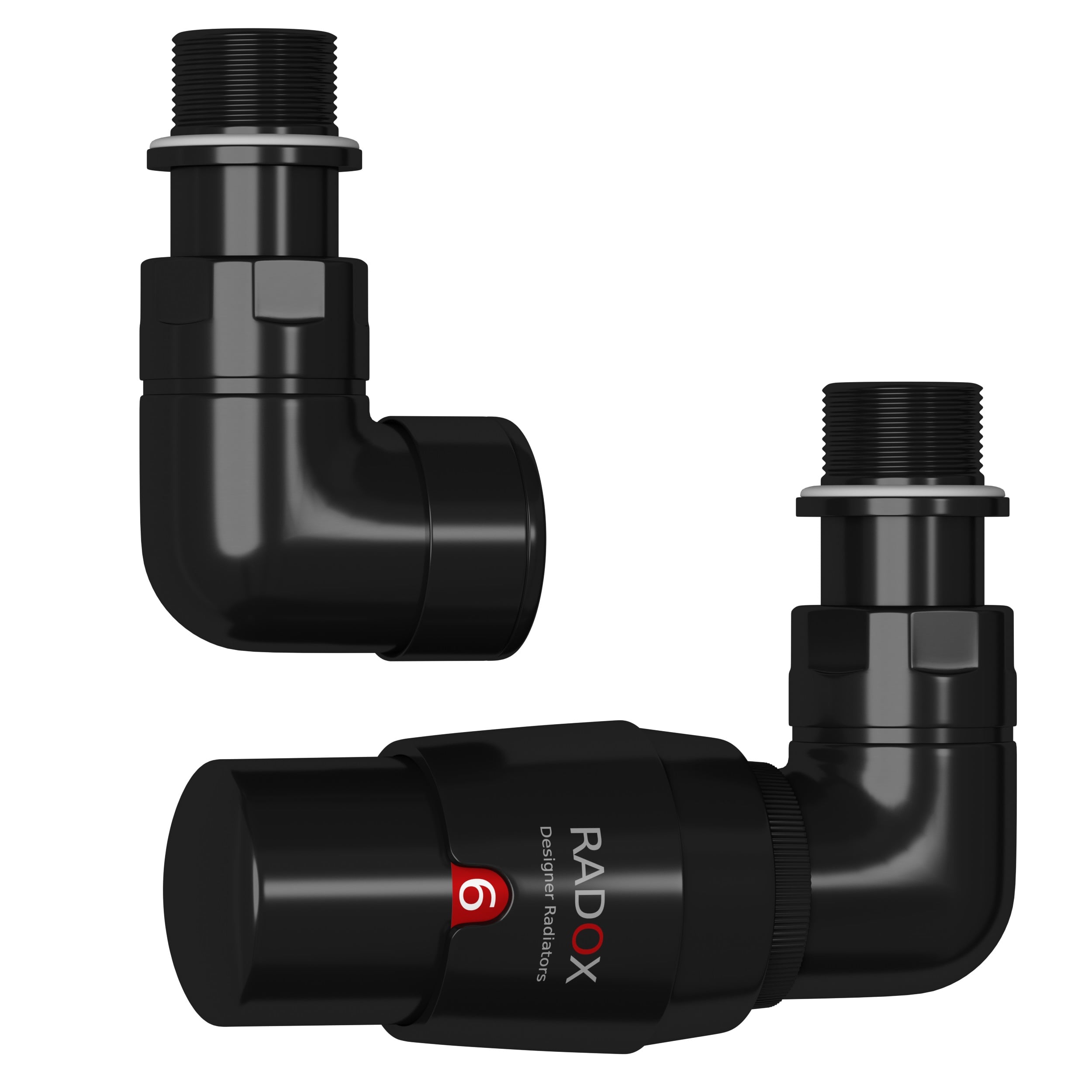 Radox RX2T termostatický ventil čierna VT-RX-2T.9005M.OS.P