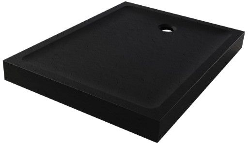 New Trendy Mild obdĺžniková sprchová vanička 100x80 cm čierna B-0570