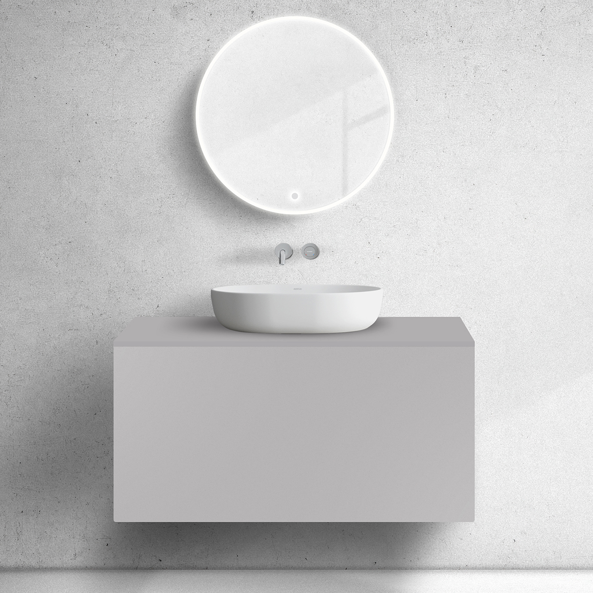 Súprava skrinka Oltens Lun 60034900, doska na skrinku Oltens Lun 63026900