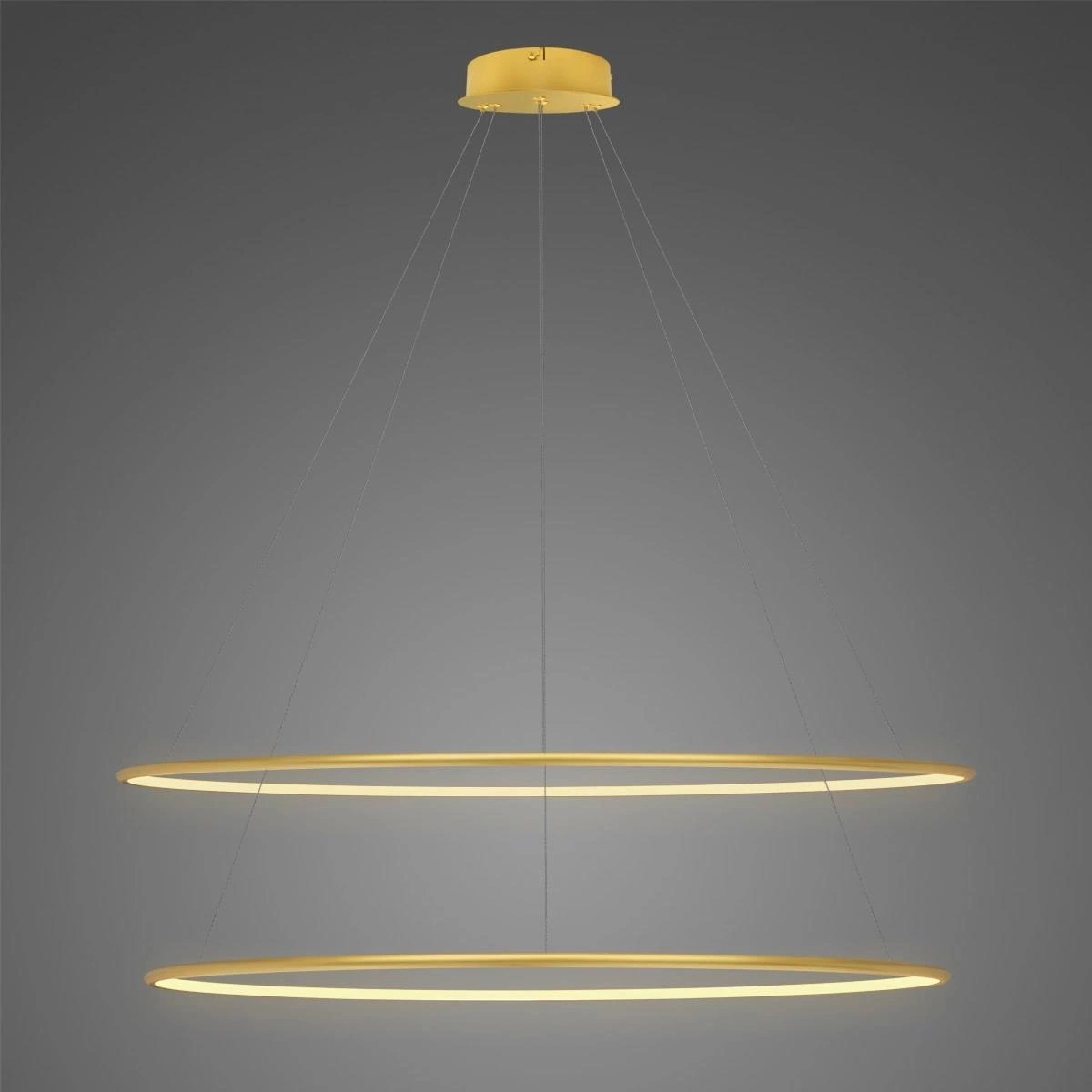Altavola Design Ledowe Okręgi závesné svietidlo 2x W zlatá LA074/P_120_in_3k_gold_Dali