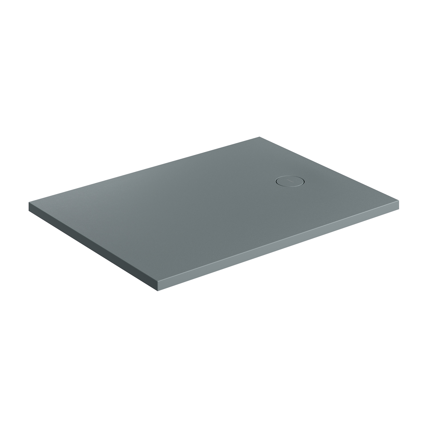 Omnires Aquarock obdĺžniková sprchová vanička + mriežka 120x90 cm sivá AQUAROCK90-120AG