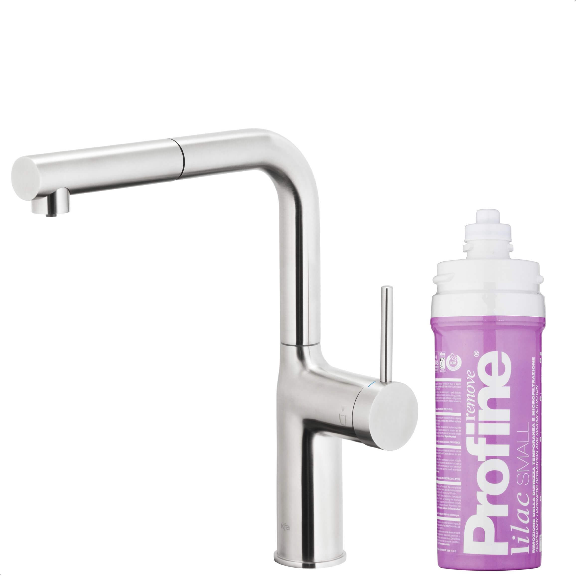 KFA Armatura Duero Pure Move kuchynská batéria s filtrom stojánková inox 6623-425-22
