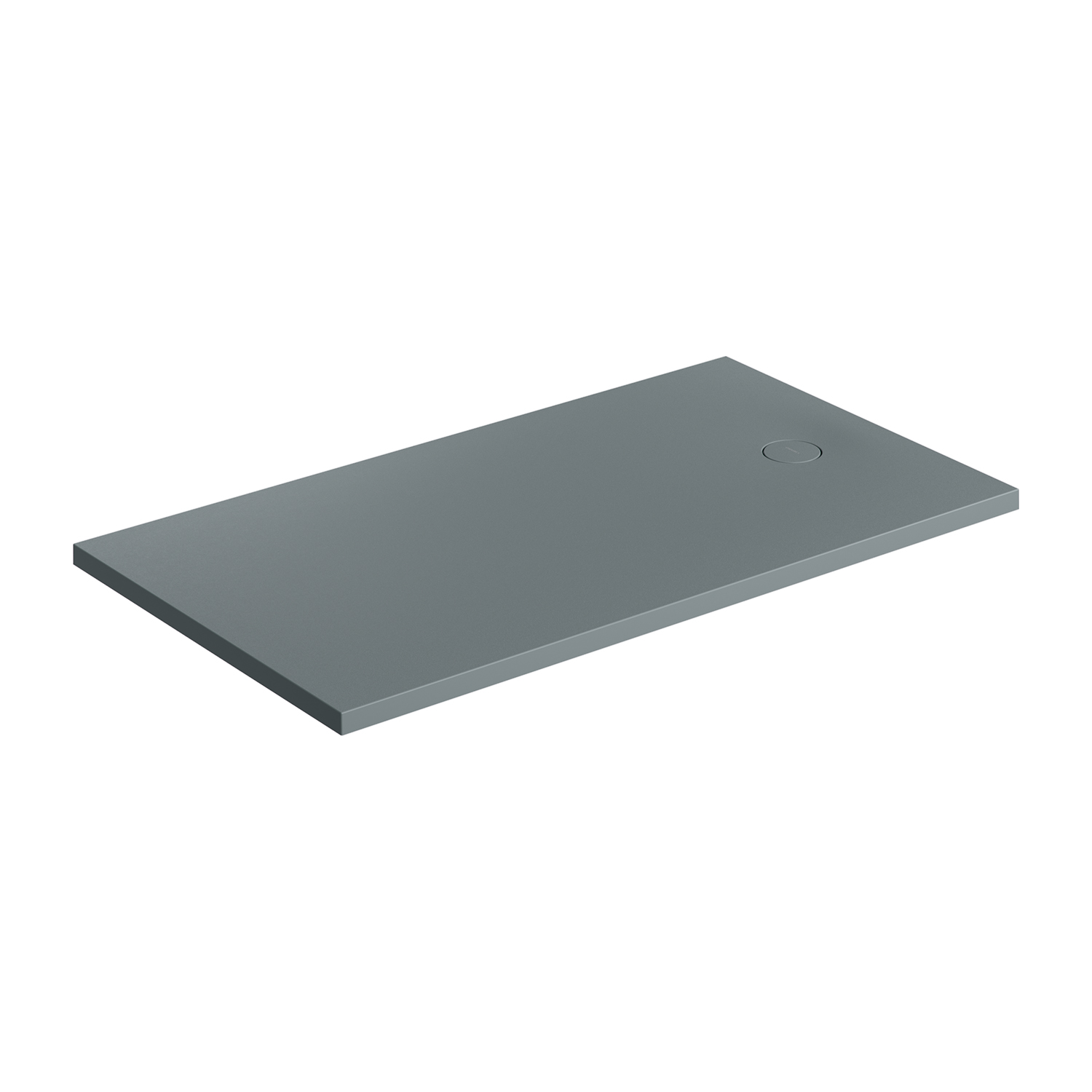 Omnires Aquarock obdĺžniková sprchová vanička + mriežka 160x90 cm sivá AQUAROCK90-160AG