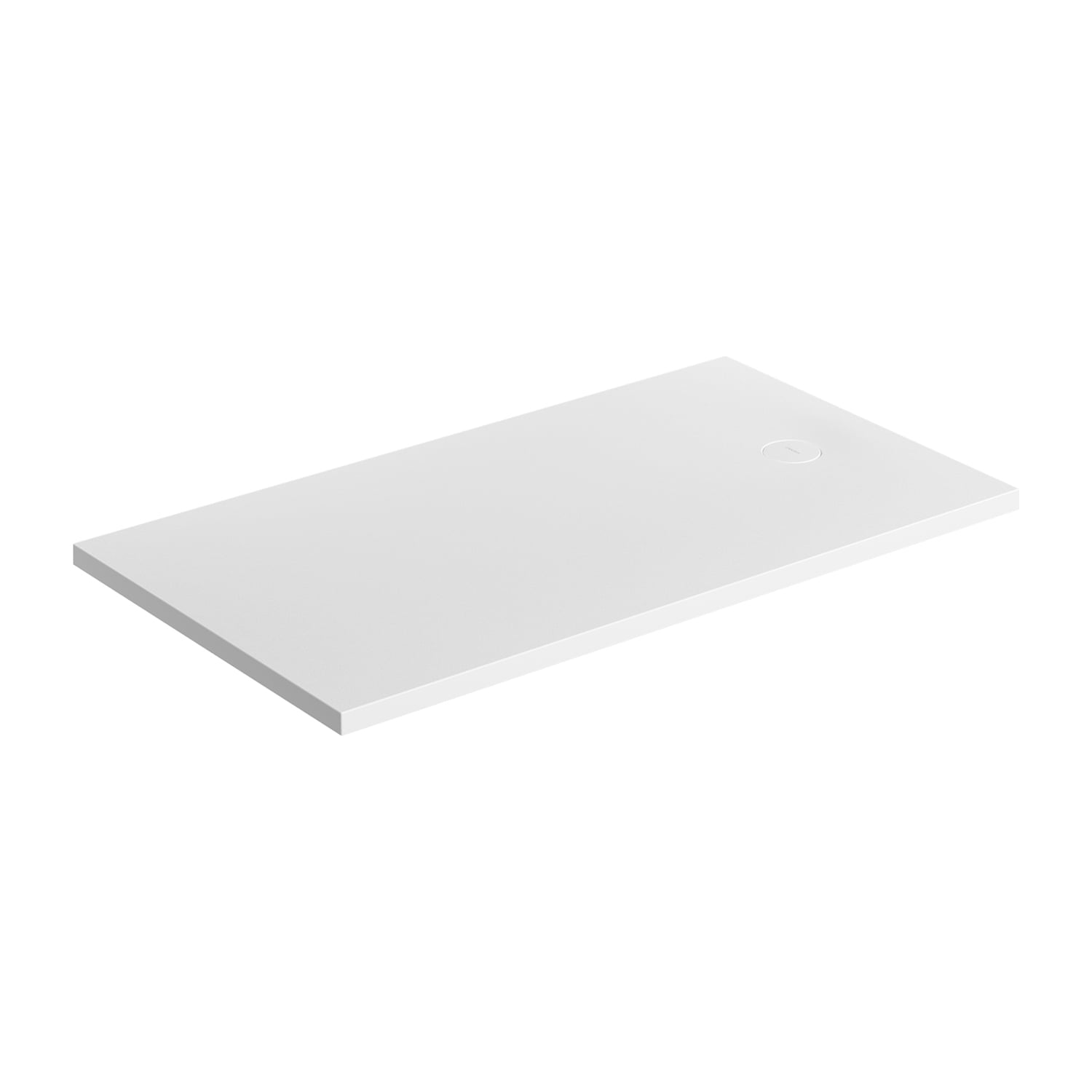Omnires Aquarock obdĺžniková sprchová vanička + mriežka 160x90 cm biela AQUAROCK90-160BM