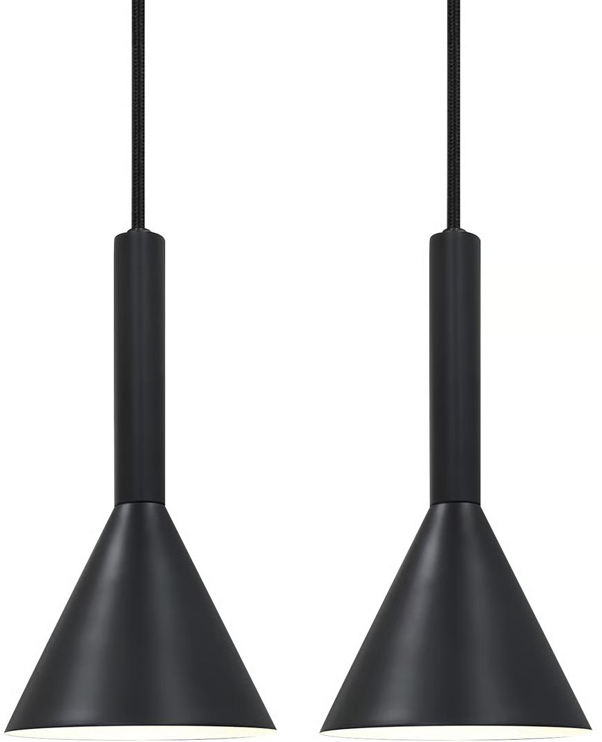 Nordlux Kelvis závesné svietidlo 2x12 W čierna 2612723003