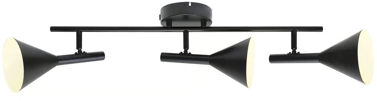 Nordlux Kelvis stropné svietidlo 3x12 W čierna 2612706003