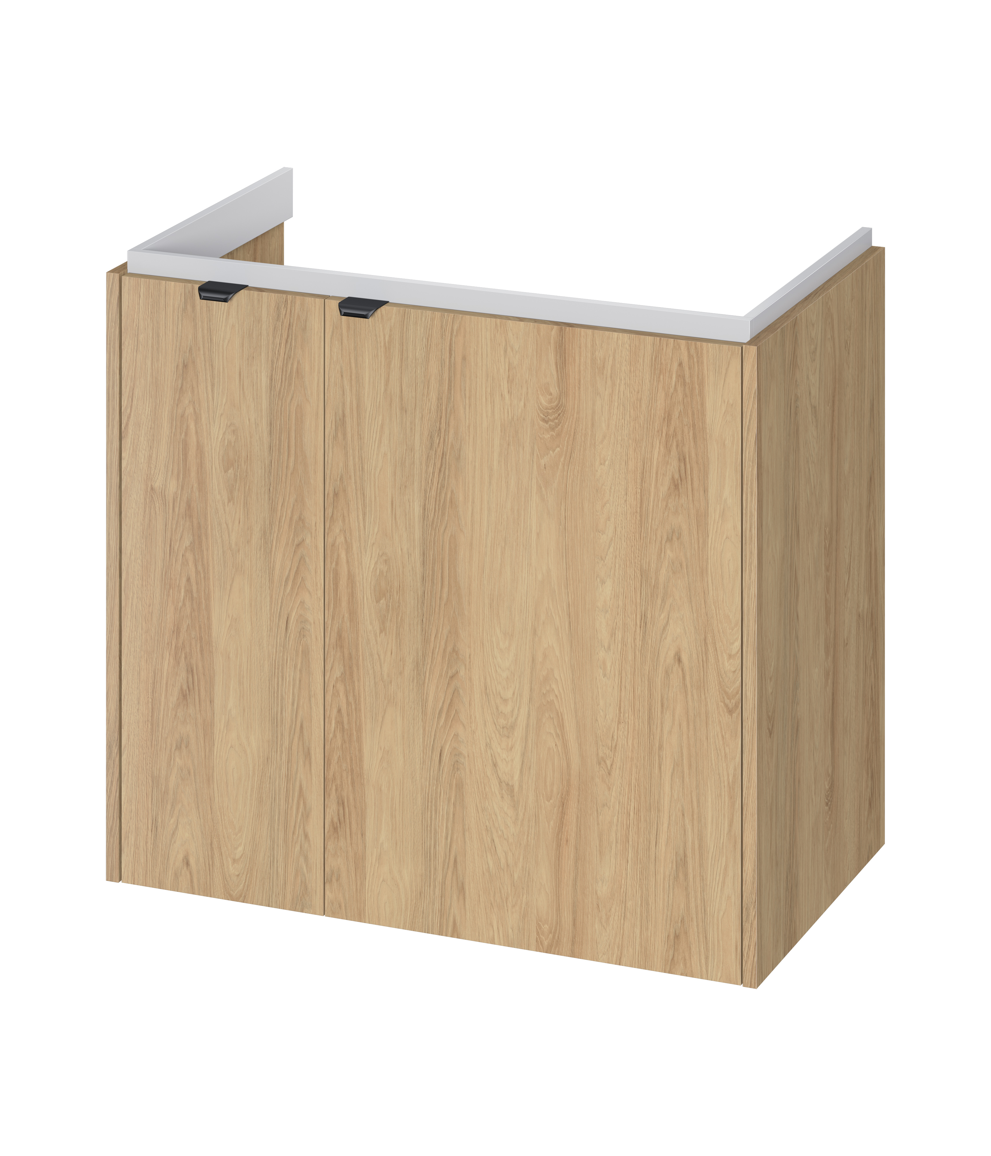 Cersanit Ovida skrinka 79.4x45x70 cm závesná kúpeľňová skrinka pod umývadlo dub S1058-011