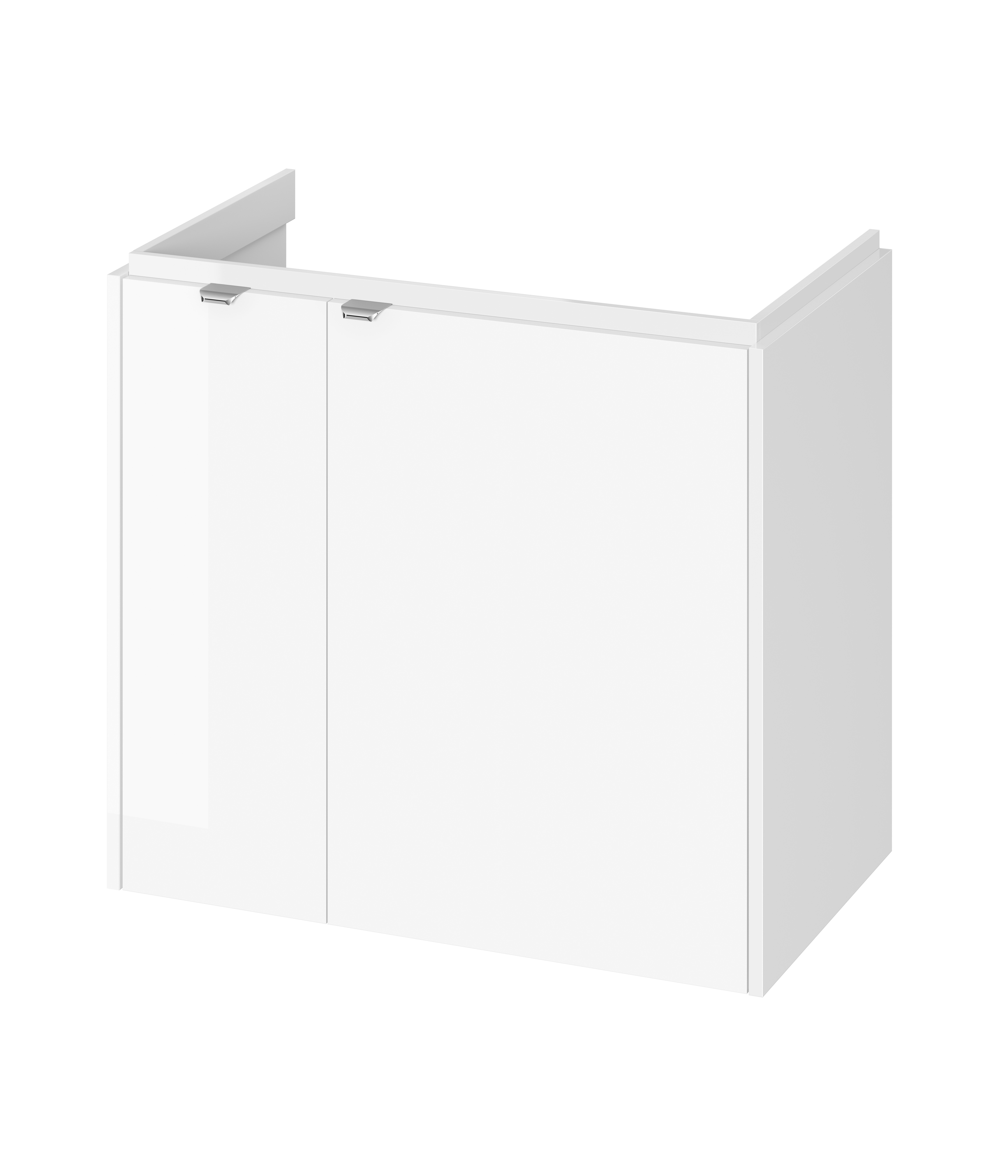 Cersanit Ovida skrinka 79.4x45x70 cm závesná kúpeľňová skrinka pod umývadlo biela S1058-003