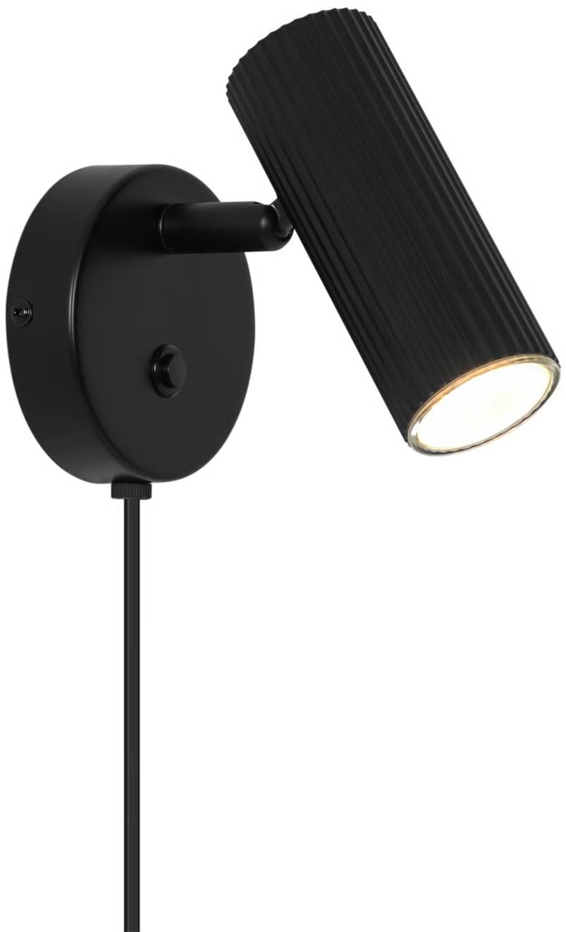 Nordlux Vico nástenná lampa 1x5 W čierna 2612591003