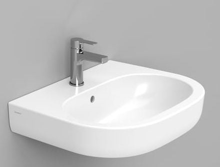 Ceramica Dolomite Mirto umývadlo 60x48 cm oválny klasické umývadlo biela D461201