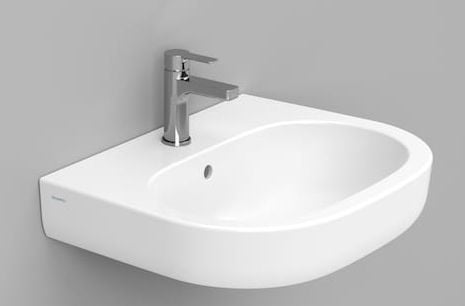 Ceramica Dolomite Mirto umývadlo 60x48 cm oválny klasické umývadlo biela D461241