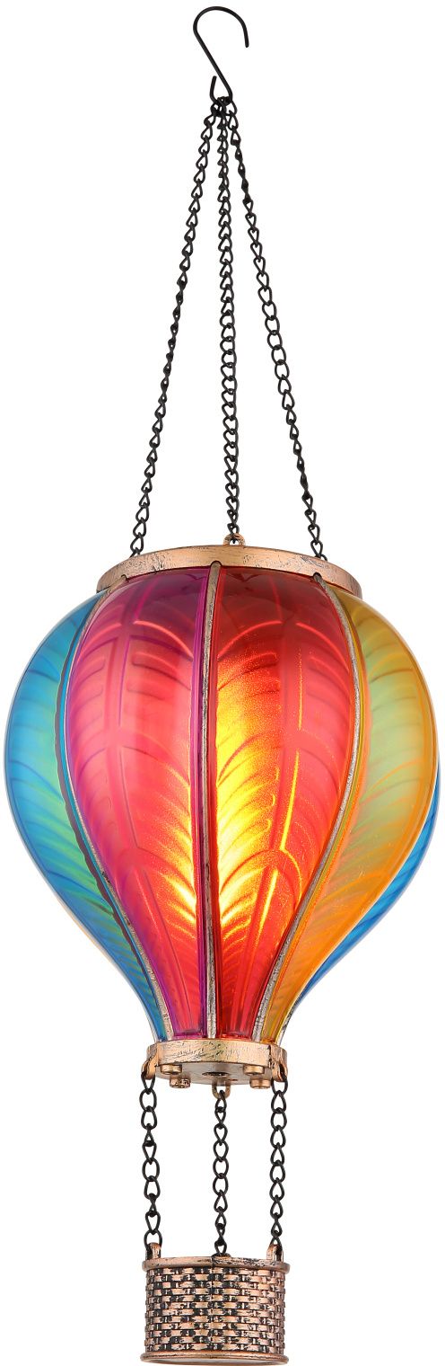 Globo Lighting Solar solárna závesná lampa x0.5 W čierna-viacfarebná 36136B