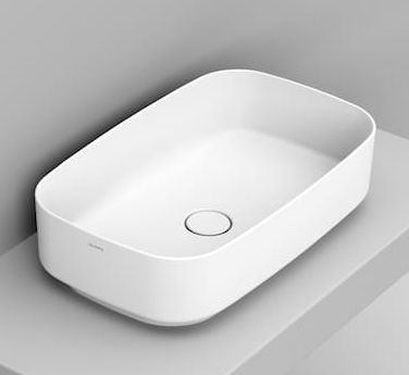 Ceramica Dolomite Noemi umývadlo 62x38 cm obdĺžnik pultové umývadlo biela matná D311041