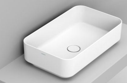 Ceramica Dolomite umývadlo 60x36 cm obdĺžnik pultové umývadlo biela matná D311141