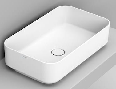 Ceramica Dolomite Noemi umývadlo 64x38.5 cm obdĺžnik pultové umývadlo biela matná D311241