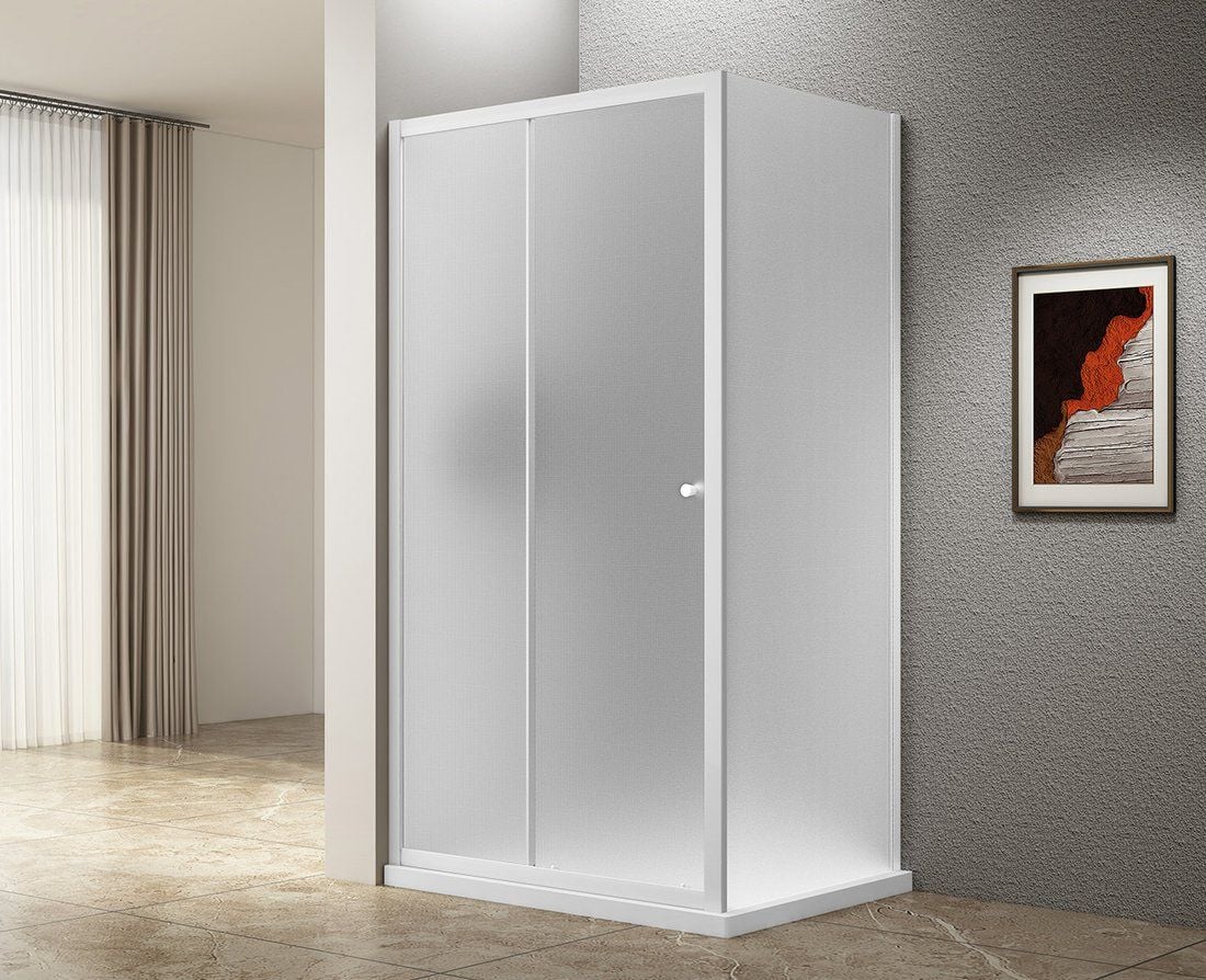 Aqualine UGGA sprchovací kút 120x90 cm biela / AWS120-02