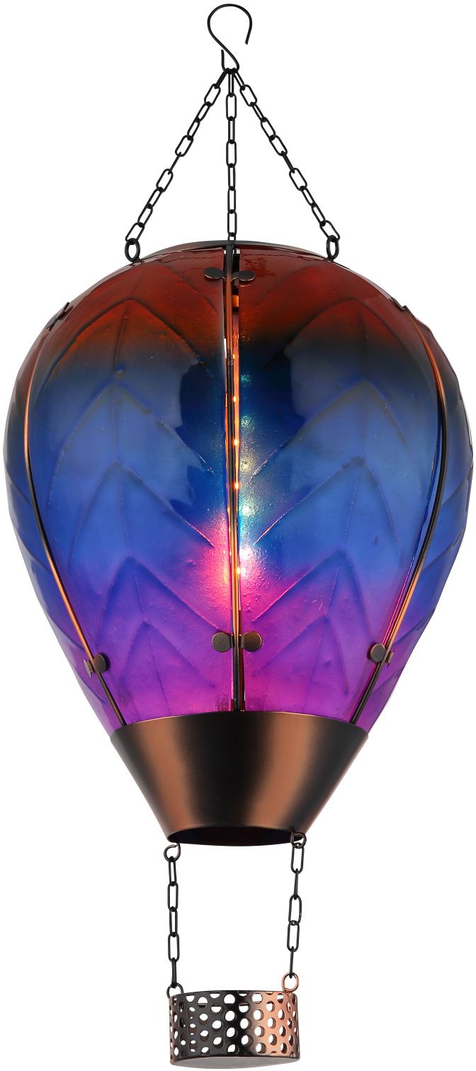 Globo Lighting Solar solárna závesná lampa x0.2 W fialová-hnedá 36137