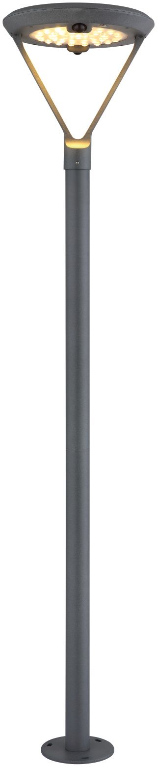Globo Lighting Solar stojaca solárna lampa 1x18 W sivá 36910