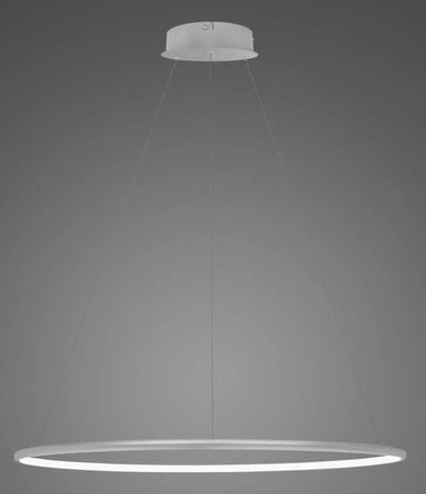 Altavola Design Led Shape závesné svietidlo 1x30 W strieborná LA073/P_80_in_4k_silver_dimm