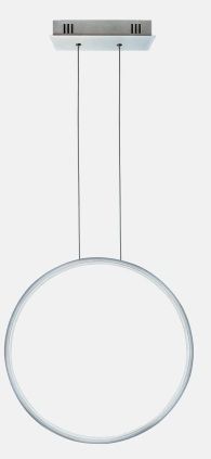 Altavola Design Led Shape závesné svietidlo 1x15 W strieborná LA073/X_40_in_4k_silver_dimm