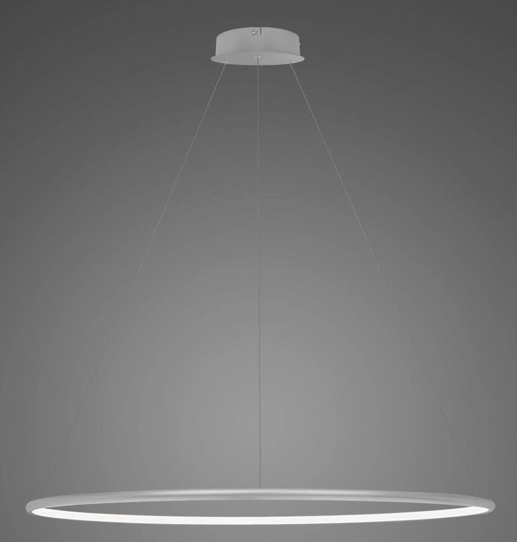 Altavola Design Led Shape závesné svietidlo 1x38 W strieborná LA073/P_100_in_3k_silver_dimm