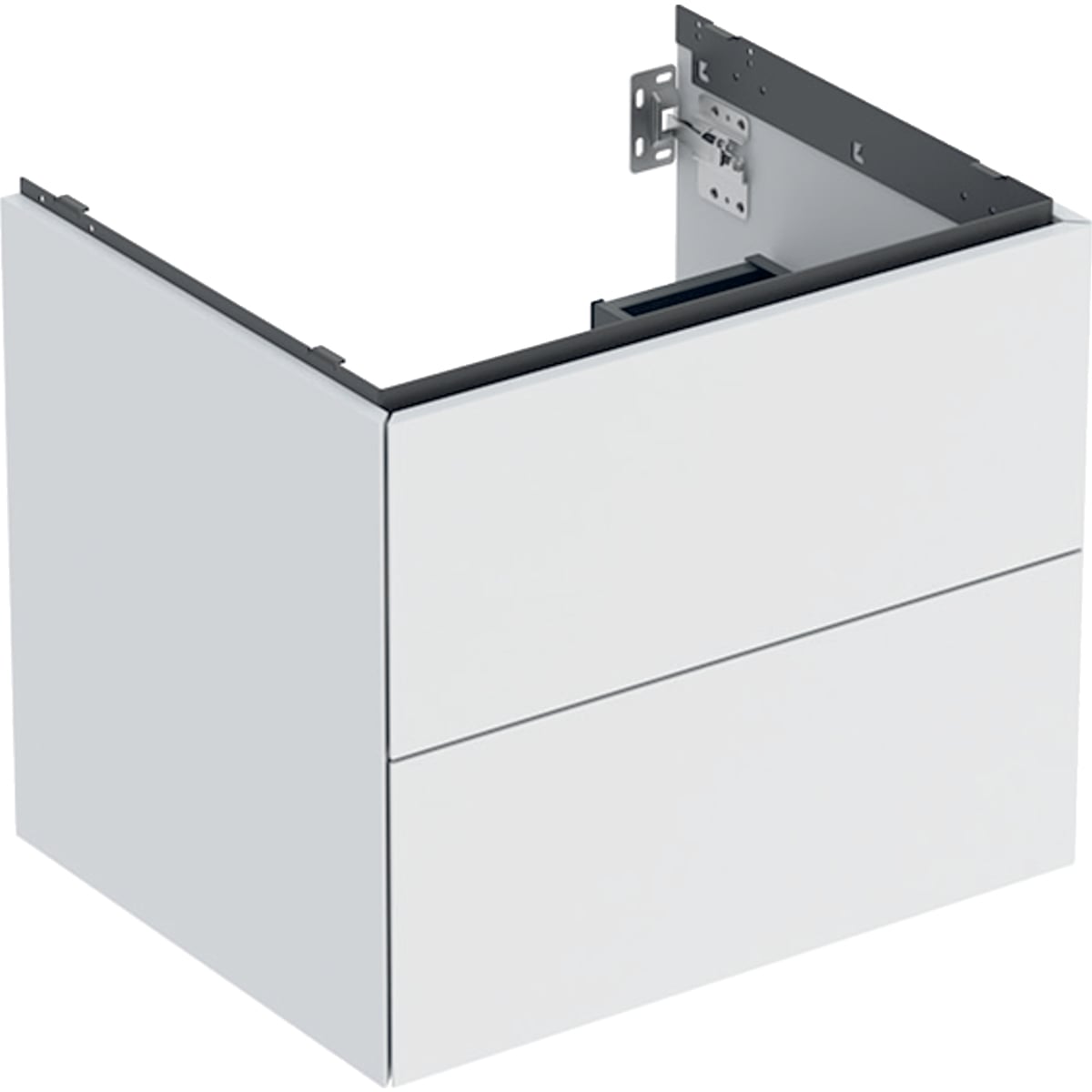 Geberit One skrinka 59.2x47x50.4 cm závesná kúpeľňová skrinka pod umývadlo biela 505.261.00.2