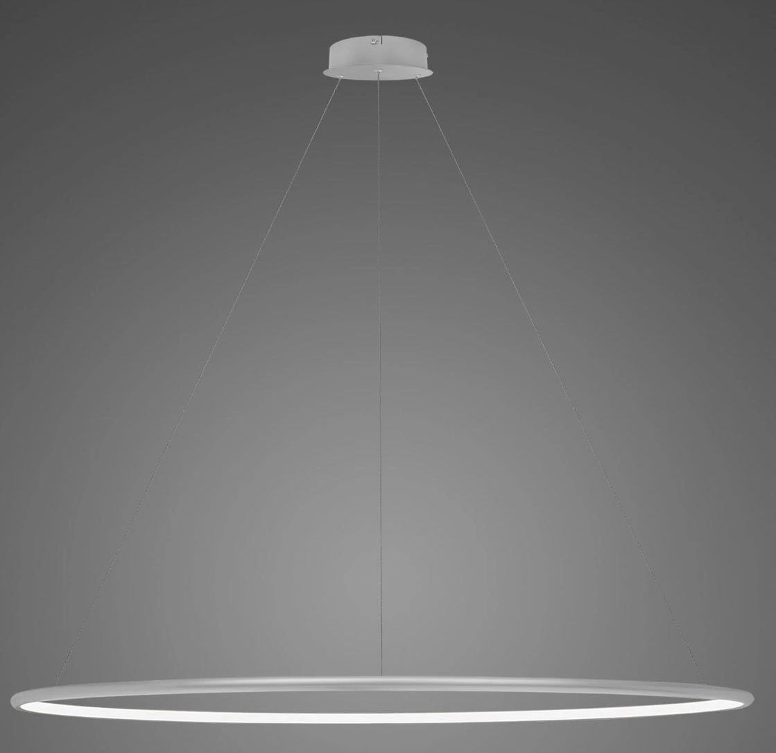 Altavola Design Led Shape závesné svietidlo 1x57 W strieborná LA073/P_150_in_3k_silver_dimm