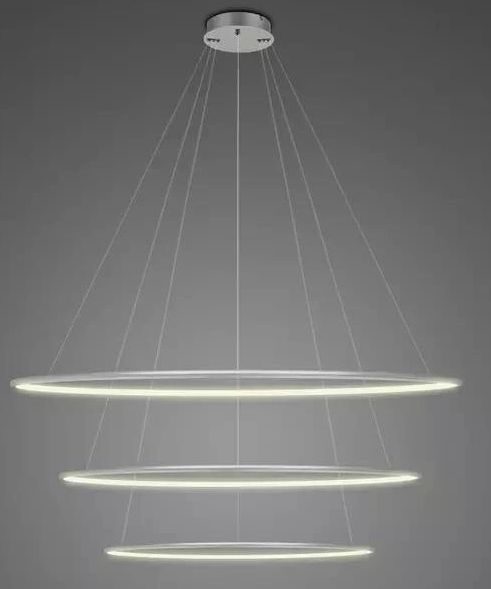Altavola Design Led Shape závesné svietidlo 1x91 W strieborná LA075/P_100_in_3k_silver